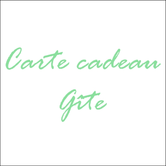 Carte cadeau gîte
