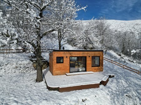 Gîte sous la neige